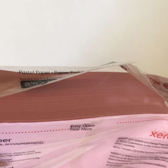 Xerox “ Pastel Paper”, 500 sheets, 20 lb, pink - Picture 4 of 5